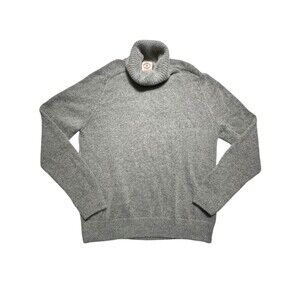 Brooks Brothers Gray Alpaca Wool Large Fluffy Pullover Sweater‎ Women’s #IJ3-5